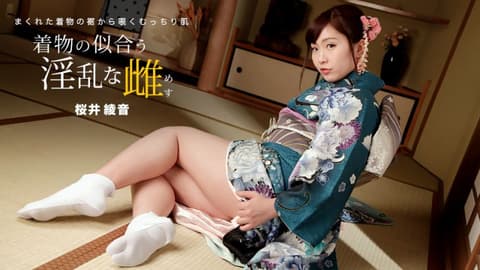 穿和服超正淫乱女 樱井绫音 1pondo_010822_001